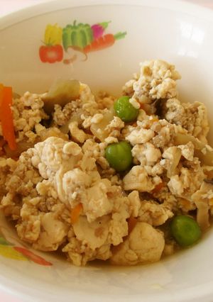 炒り豆腐 ★宇都宮学校給食-レシピのメイン写真