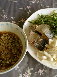 鯖缶でつけ麺-レシピのメイン写真