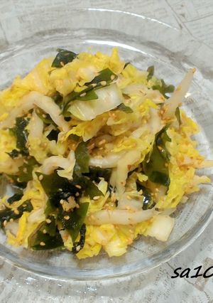 シャキシャキ！白菜と鰹節の和風サラダ！-レシピのメイン写真