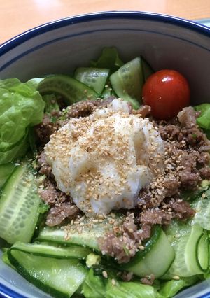 サラダラーメン お肉も入ってるよ！-レシピのメイン写真