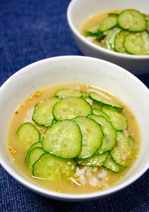 防災レシピ！冷汁☆サバ缶の残り汁で-レシピのメイン写真