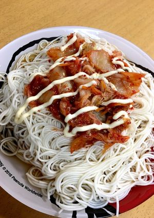 キムマヨそうめん-レシピのメイン写真