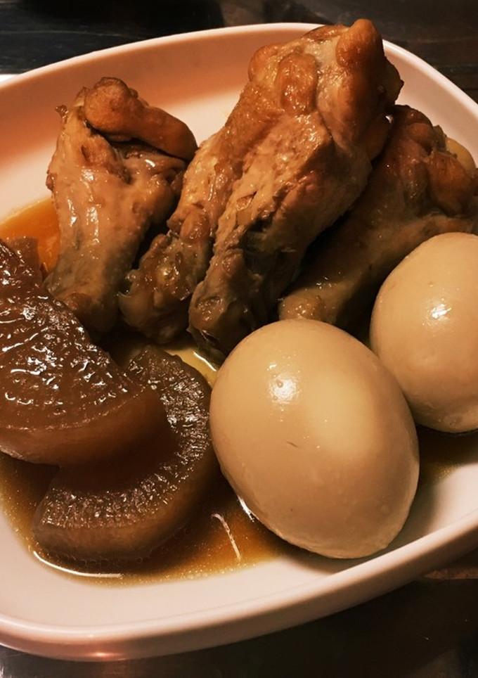 手羽元と大根の煮物with半熟卵-レシピのメイン写真