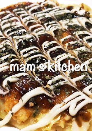 豆腐+トマト+チーズでヘルシーお好み焼き-レシピのメイン写真
