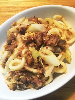 豚の角煮焼うどん-レシピのメイン写真