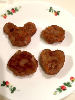 離乳食 ハンバーグ パン粉・卵なし♡-レシピのメイン写真
