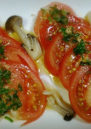 簡単♪冷やしトマトのイタリアンサラダ-レシピのメイン写真