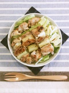 カンタンまんぞく♪ねぎま塩やきとり丼-レシピのメイン写真