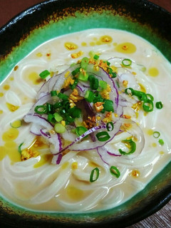 豆乳納豆うどん*冷-レシピのメイン写真