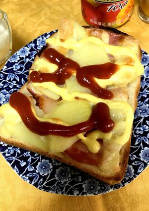 ポテトとベーコンチーズのトースト-レシピのメイン写真