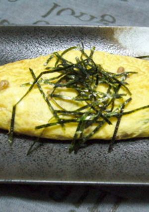 納豆オムレツ-レシピのメイン写真
