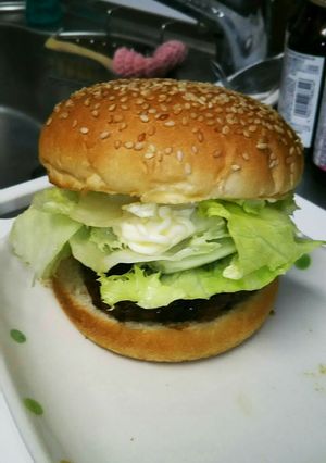 簡単♪テリヤキバーガー♪-レシピのメイン写真