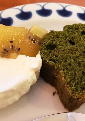 リッチな抹茶のパウンドケーキ♬-レシピのメイン写真