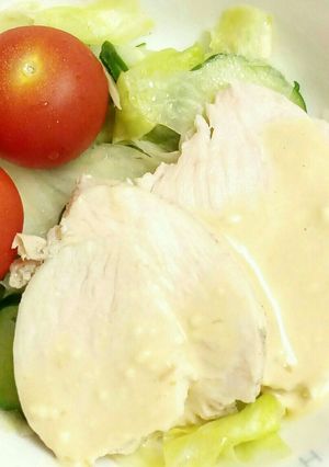 鶏むね肉のサラダ-レシピのメイン写真