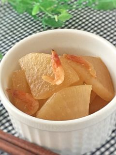 大根と桜海老のオイスターソース煮-レシピのメイン写真