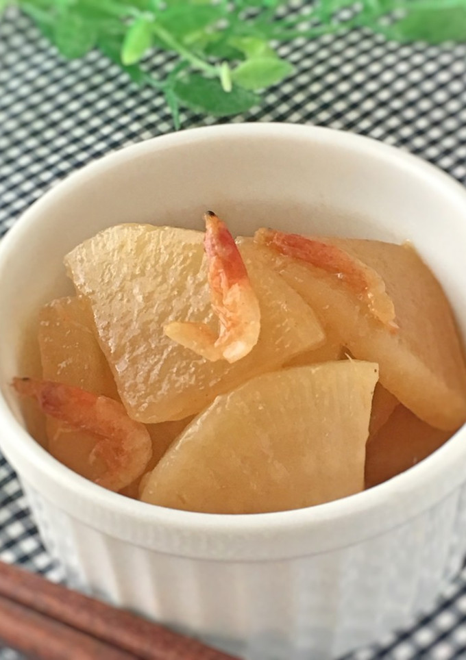 大根と桜海老のオイスターソース煮-レシピのメイン写真