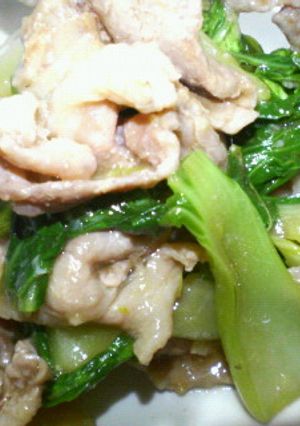 ウマウマ♡うちの青梗菜炒め-レシピのメイン写真