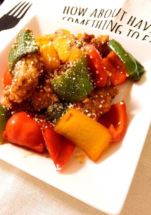 挽肉とパプリカピーマンのケチャップ炒め☆-レシピのメイン写真