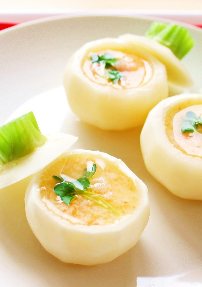 【簡単和食】カブの茶碗蒸し-レシピのメイン写真