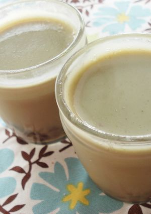 愛しの水ようかん♪抹茶豆乳～アガー使用～-レシピのメイン写真