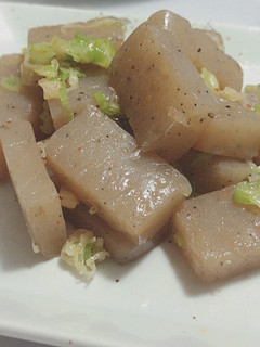簡単!葱塩蒟蒻:-)-レシピのメイン写真