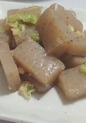簡単！葱塩蒟蒻:-)-レシピのメイン写真