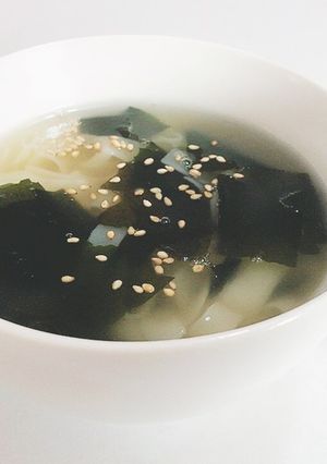 餃子の皮で!フォー風スープ:-)-レシピのメイン写真