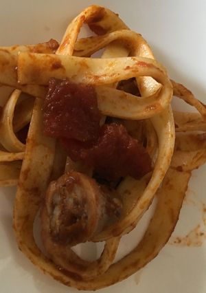 魔法のレシピ♡ほろ苦イカの墨煮パスタ-レシピのメイン写真