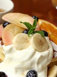 桃のパンケーキ-レシピのメイン写真