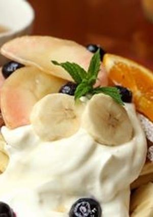 桃のパンケーキ-レシピのメイン写真