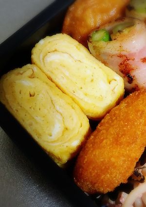 お弁当に 卵1個で卵焼き-レシピのメイン写真