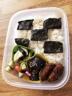 旦那さん弁当♡のり弁-レシピのメイン写真