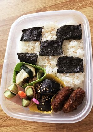 旦那さん弁当♡のり弁-レシピのメイン写真
