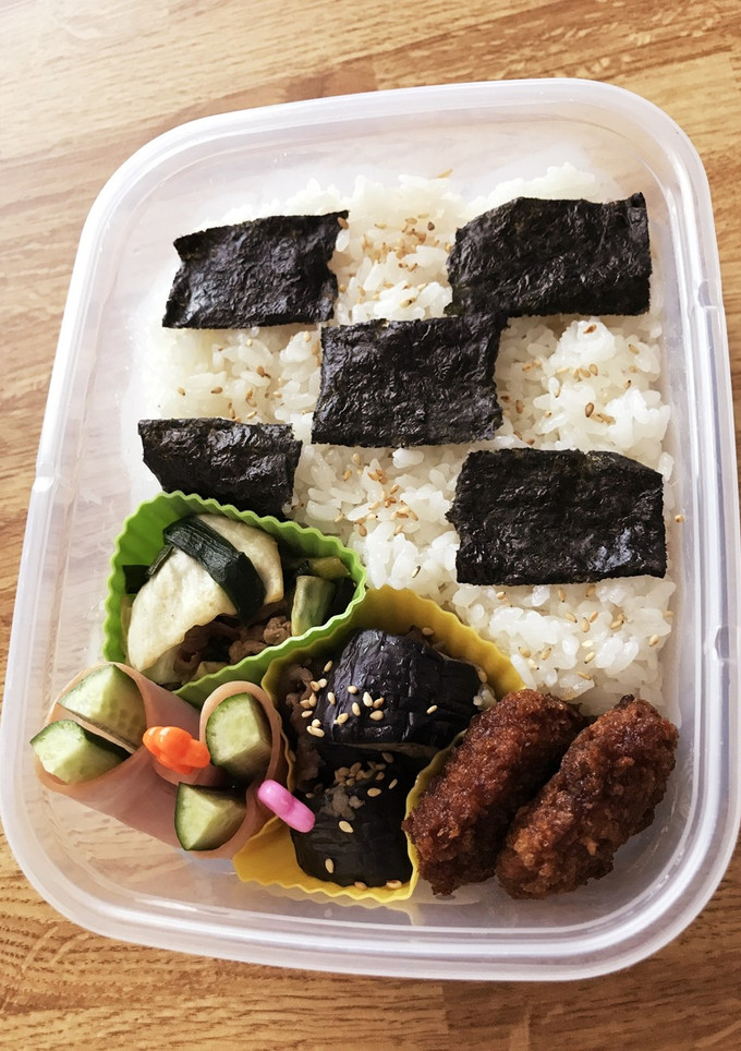 旦那さん弁当♡のり弁-レシピのメイン写真