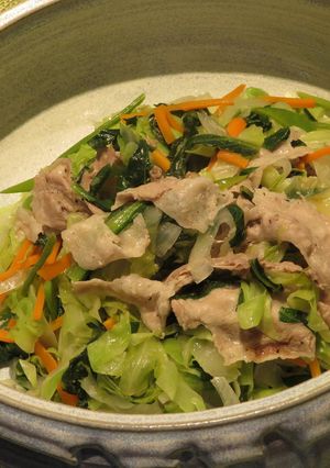 豚肉と春キャベツの酒蒸し-レシピのメイン写真