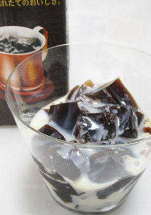 市販のアイスコーヒーで簡単コーヒーゼリー-レシピのメイン写真