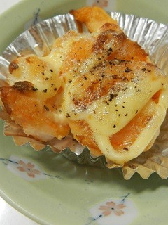 お弁当のおかずにも簡単かぼちゃグラタン風-レシピのメイン写真