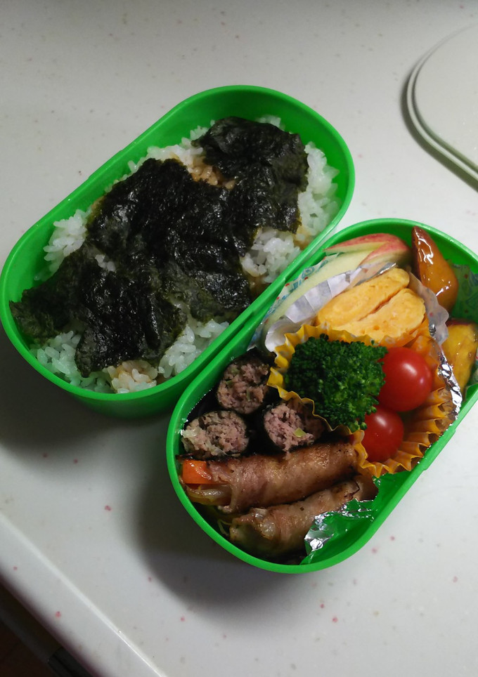 中学生娘のお弁当①-レシピのメイン写真