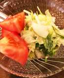 レタスと水菜のツナマヨサラダ♪