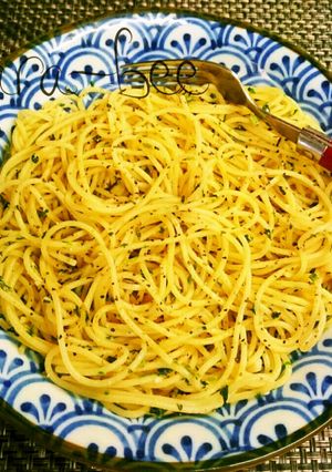 試してみて♡激ウマ！ガリバタ菜めしパスタ-レシピのメイン写真