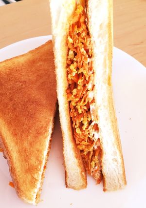 簡単朝ごはん！人参サンド-レシピのメイン写真