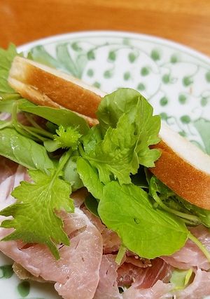 生ハムとりんごジャムのトーストサンド-レシピのメイン写真