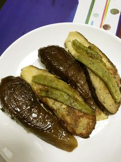 茄子の餃子風はさみ焼き-レシピのメイン写真