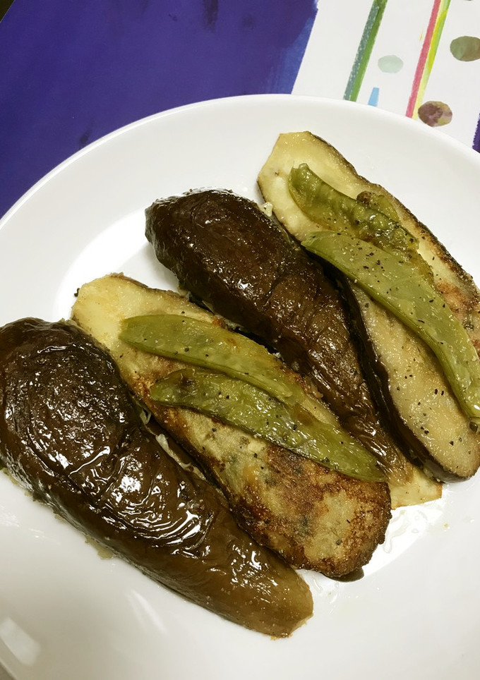 茄子の餃子風はさみ焼き-レシピのメイン写真