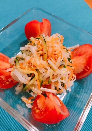 簡単調理・太白胡麻油・柔らか大根のサラダ-レシピのメイン写真