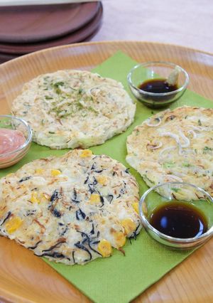 カルシウムたっぷり！ヘルシーお好み焼き-レシピのメイン写真