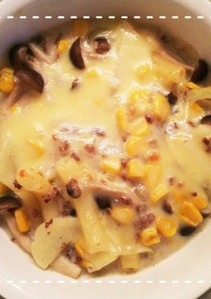 市販の素で簡単！コーンポテトグラタン-レシピのメイン写真