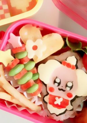 キャラ弁 お弁当▷プリキュア▷ペコリン-レシピのメイン写真