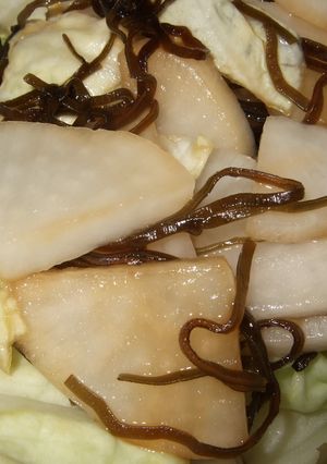 塩昆布と大根とキャベツの浅漬け-レシピのメイン写真