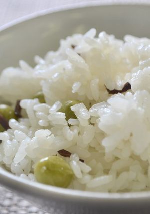 炊飯器で炊くだけ簡単☆コリコリ豆ごはん-レシピのメイン写真